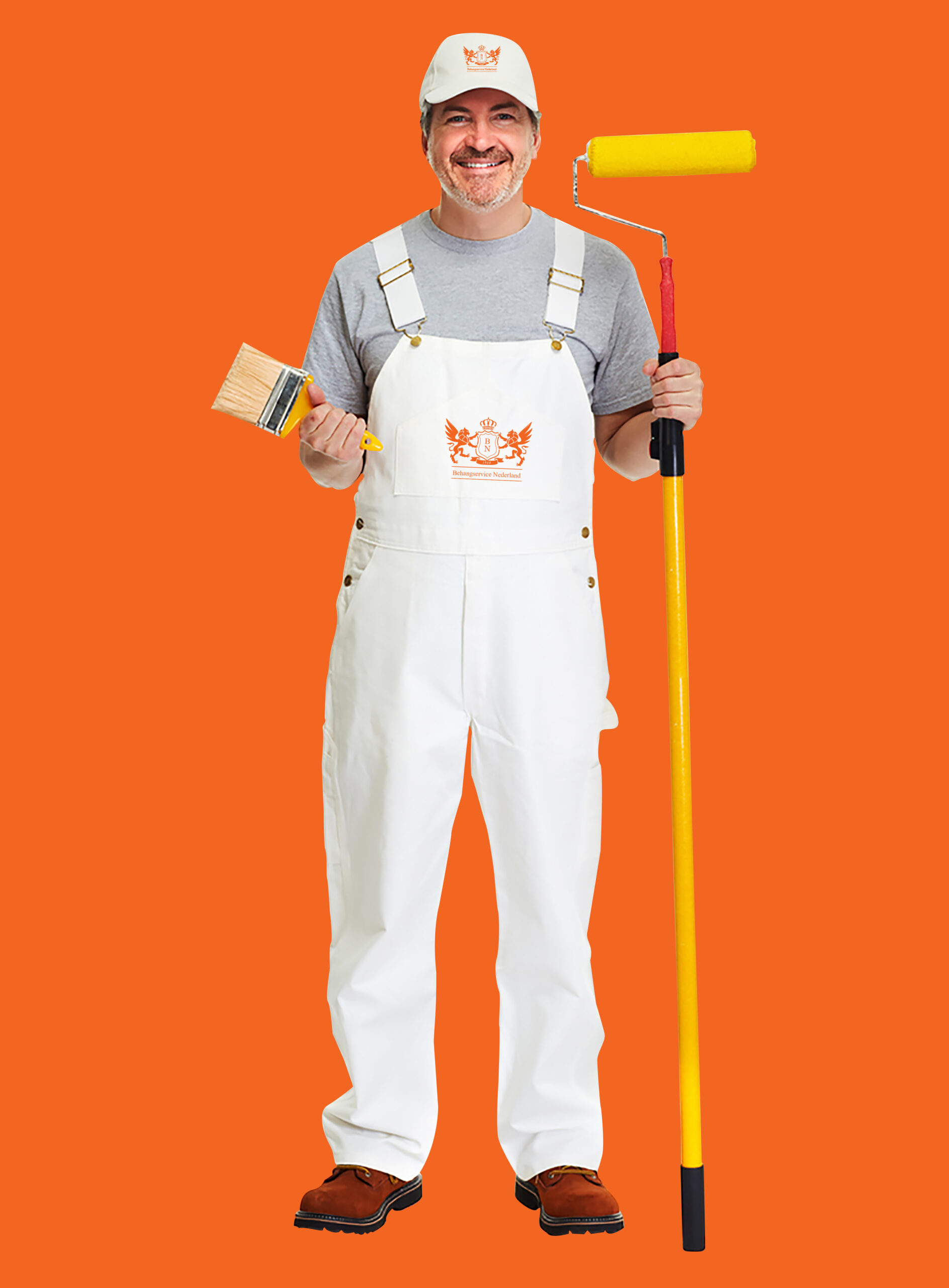 Dit is geert eigenaar van behangbedrijf Behanger Ede.