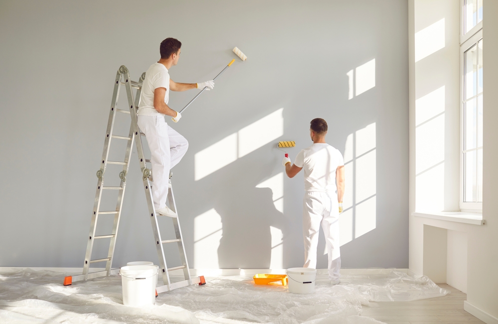 Dit is het resultaat van glasvliesbehang laten aanbrengen in je nieuwbouwwoning in Ede.